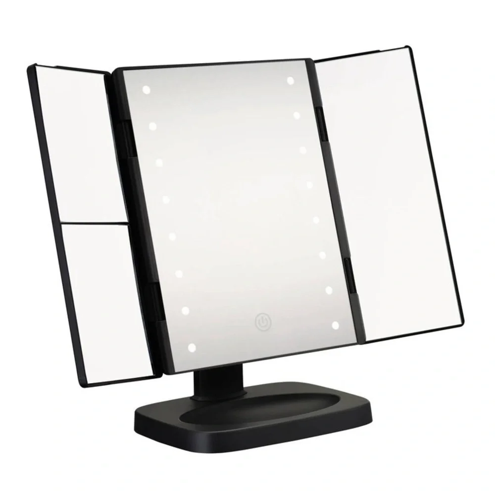 Conair Reflections TriPanel LED Plastic 1x 2x 3X Magnification Mirror
